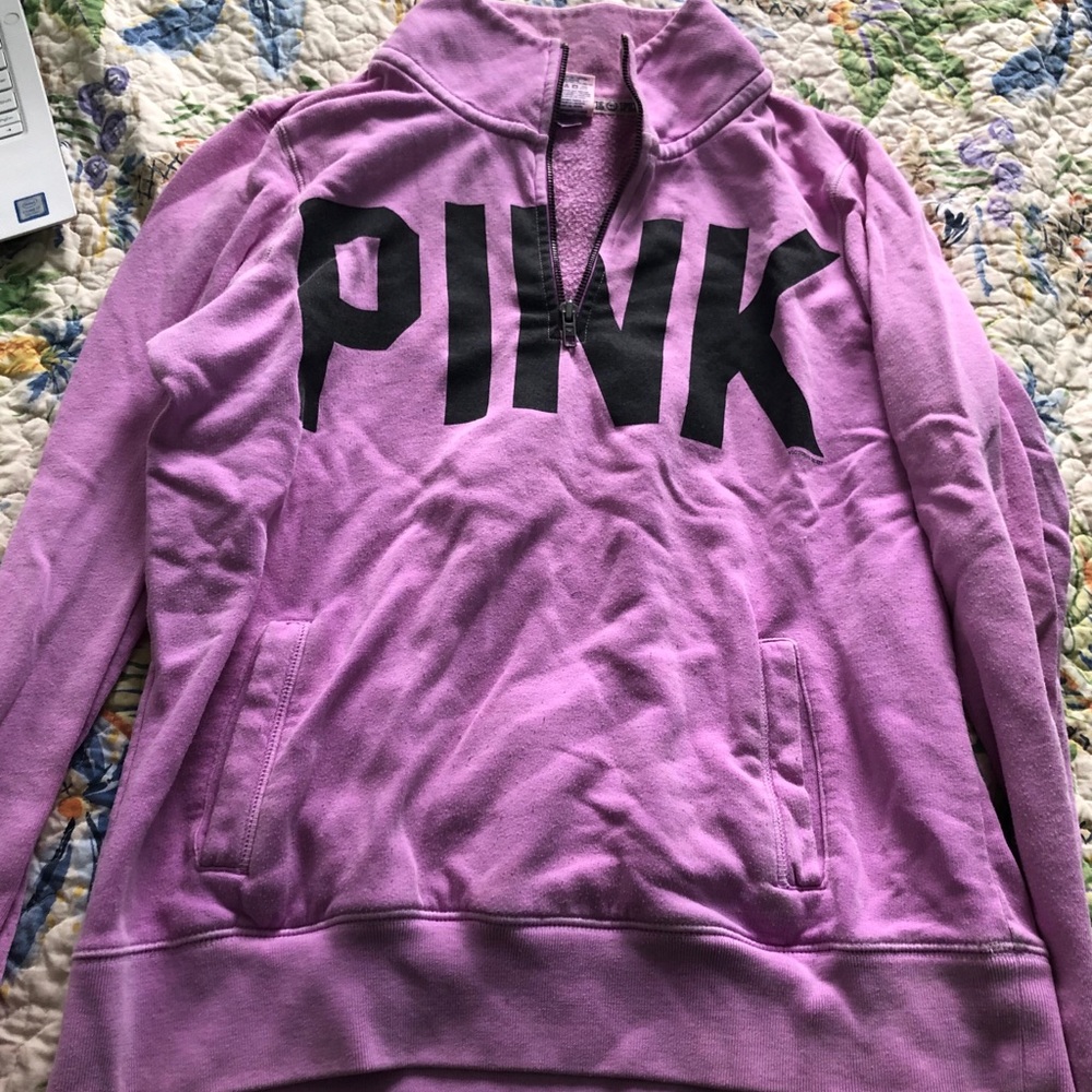 VS Pink quarter zip